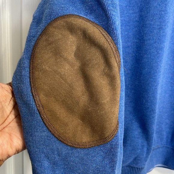 Cremieux Men’s Pullover Sweater 1/4 Zip - Size Medium Light Blue - Picture 3 of 7